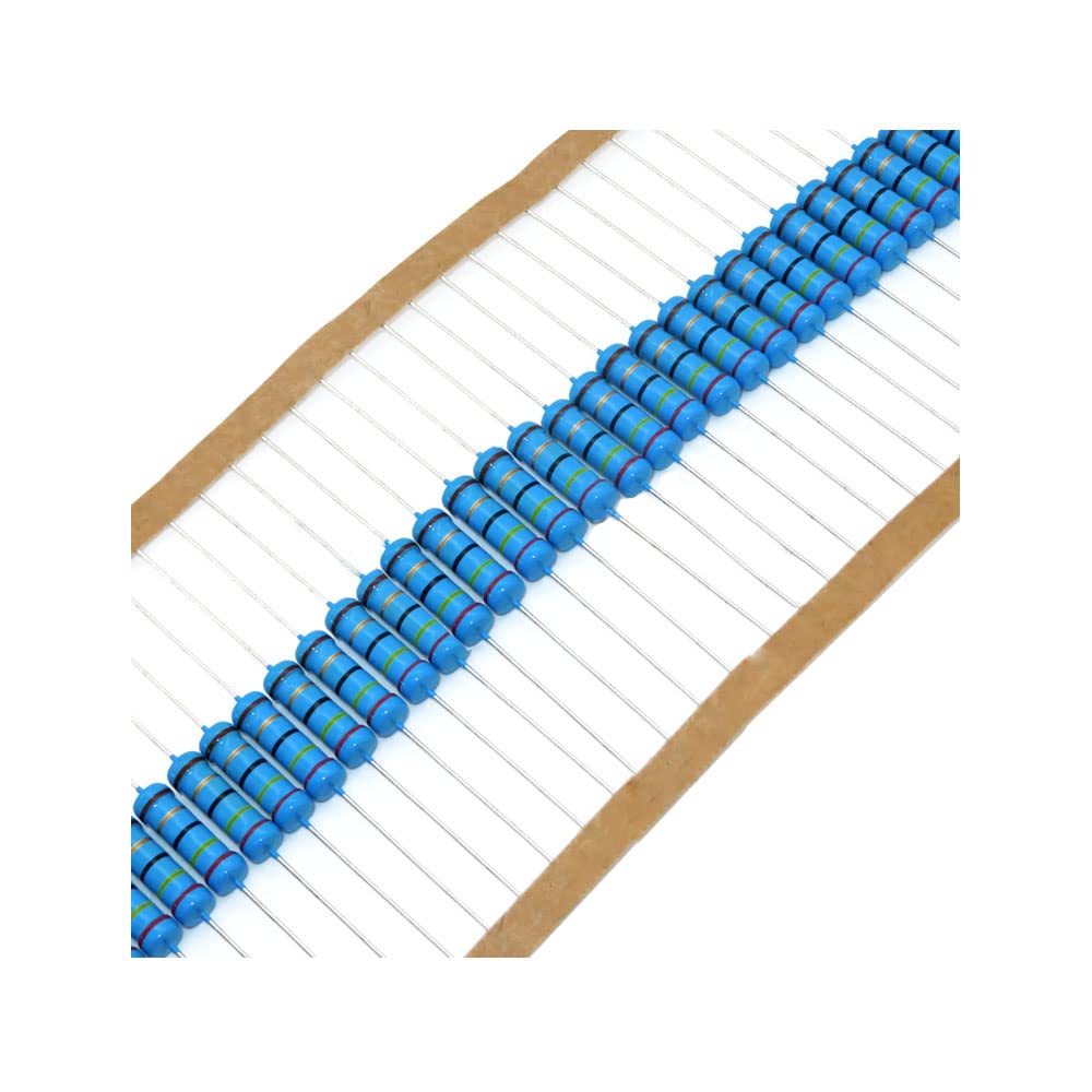 Resistenze 1% Tolleranza 2 Watt 20 Resistenze A Pellicola Metallica 2W ±1% - Valori Da 0,1 Ohm A 1,5M Ohm, Per Elettronica 20 Resistenze Elettroniche - Foto 13
