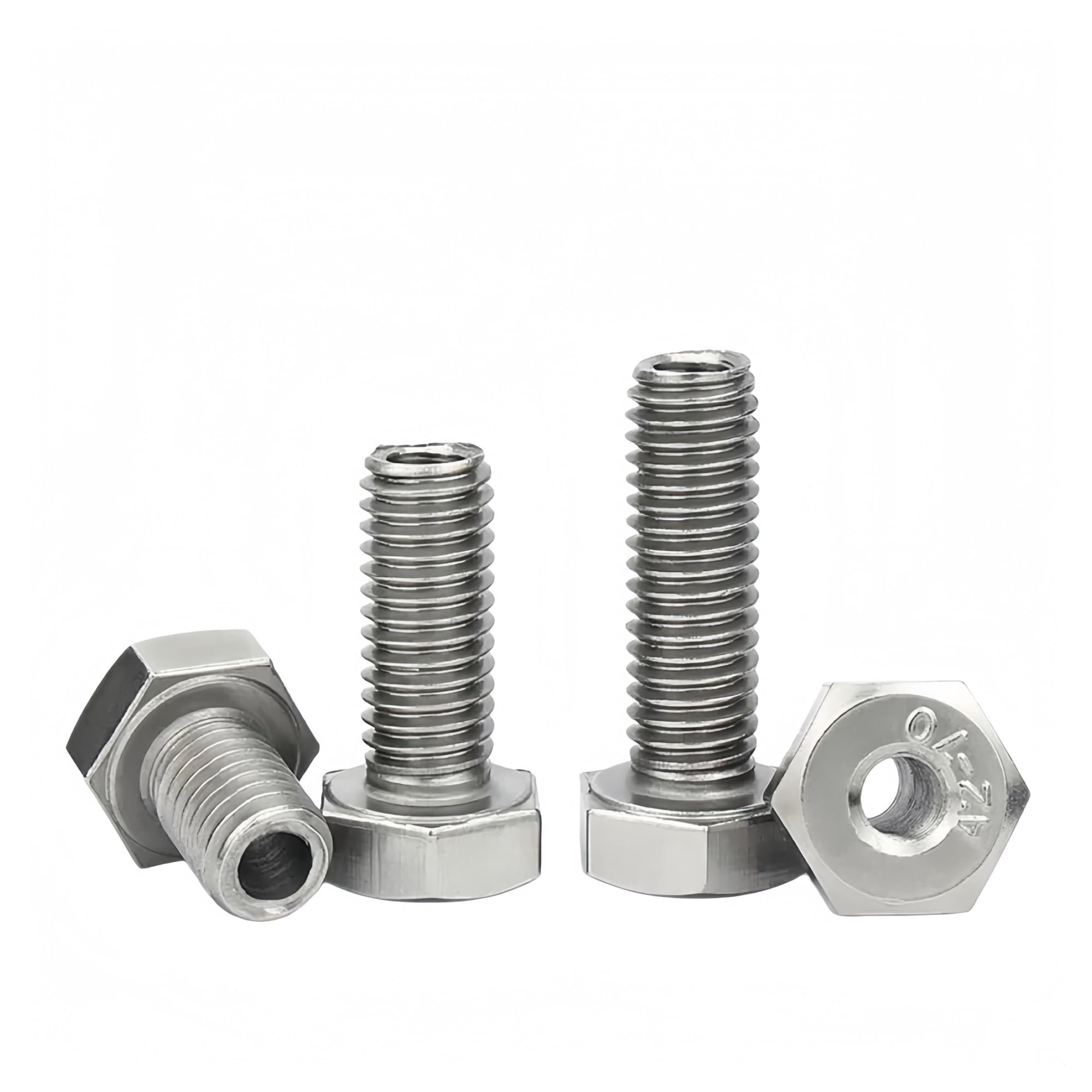 M4 M5 M6 M8 M10 M12 M14 M16 M20 304 In Acciaio Inox Esterno Esagonale Vite Cava Bullone Maschera Macchina Foro Passante(M18x30 1pc)