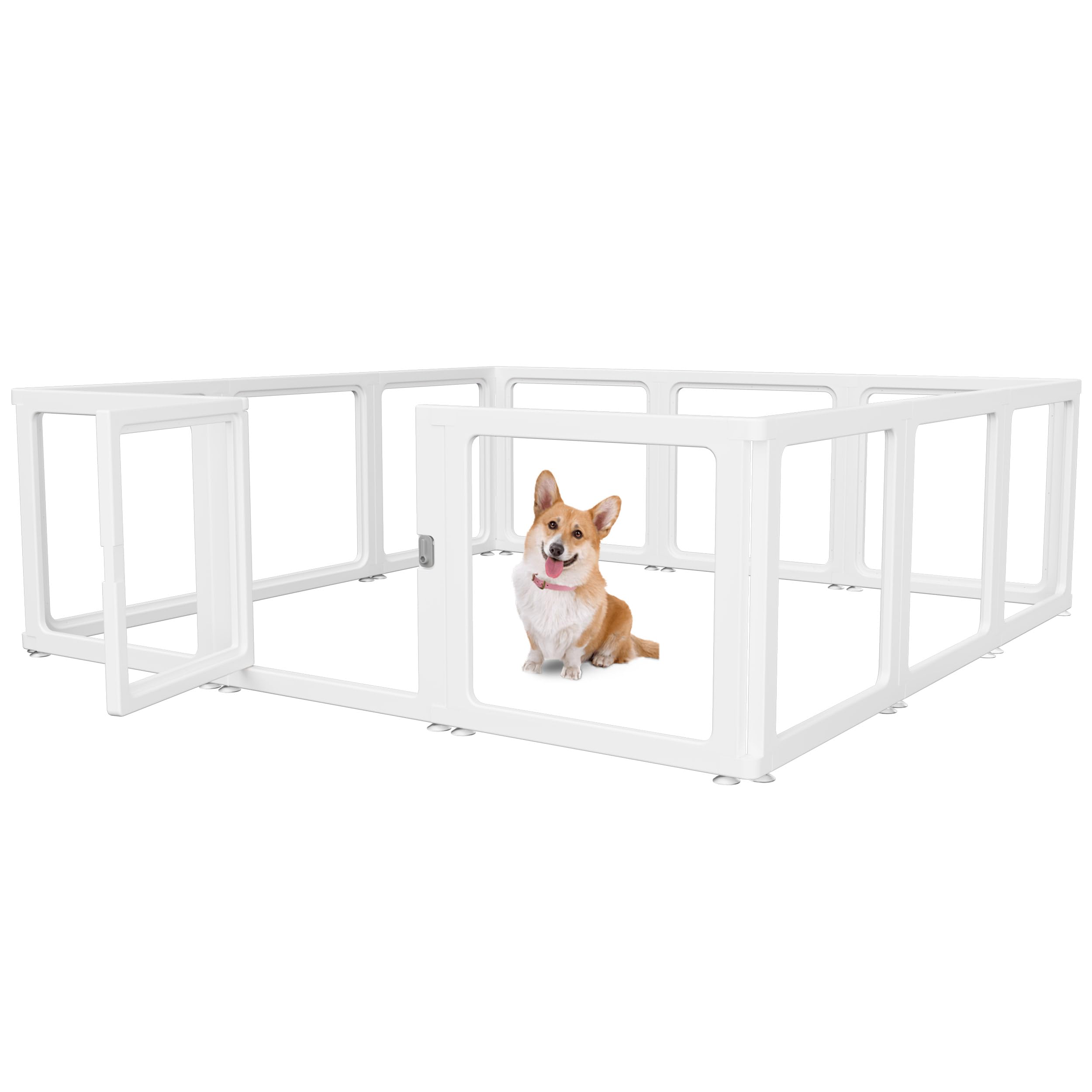 Ar Acrylic Plastic Dog Playpen Indoor,For Puppy Cat Rabbit Ferret