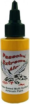 Paasche Airbrush Extreme Air Multi Surface Paint, 2-Ounce, Golden Yellow