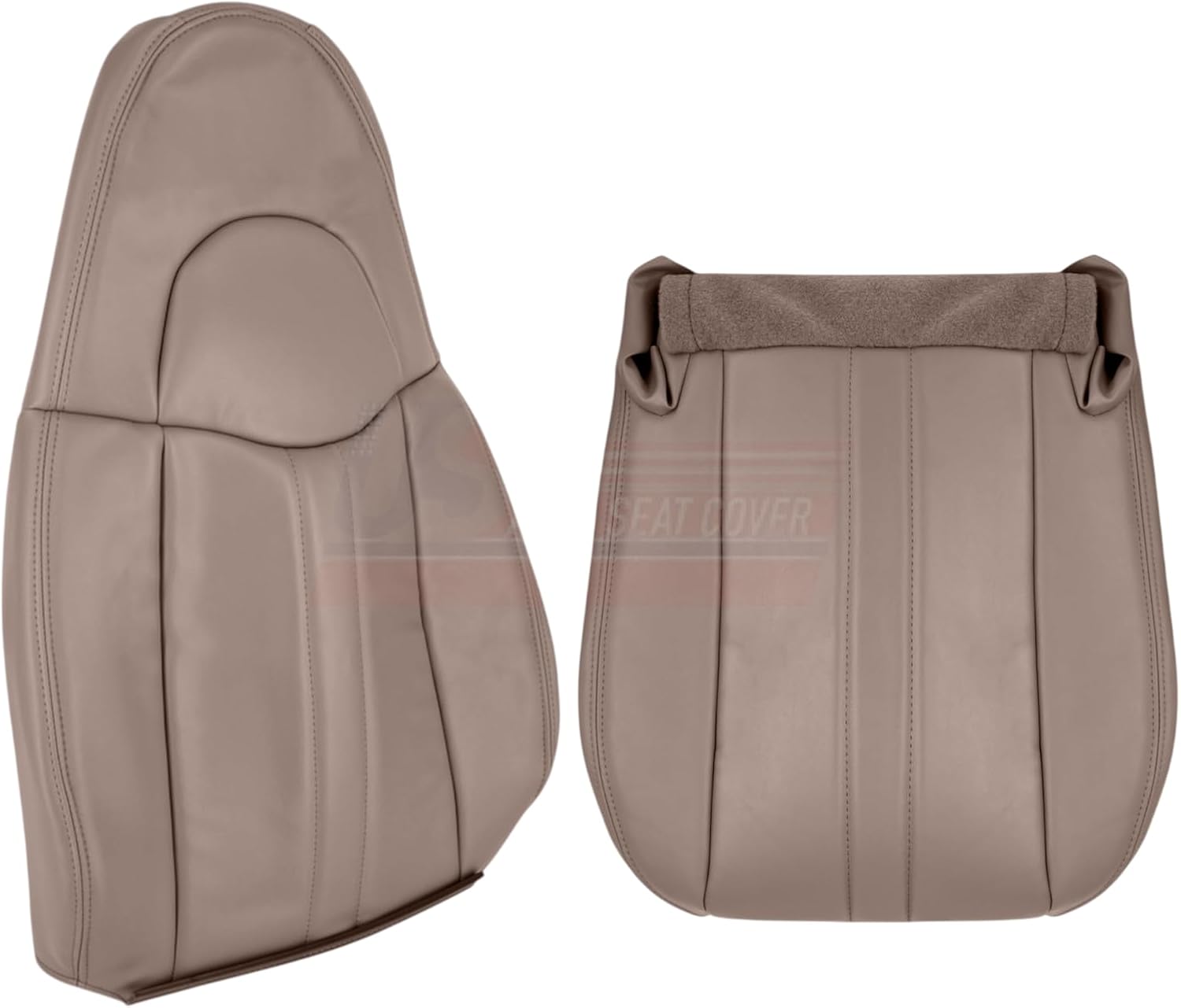2016-2025 fits Chevrolet Express Leatherette Front Passenger Side Covers Neutral