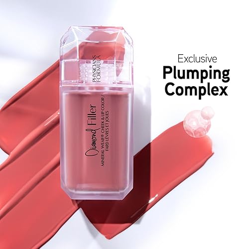 Miniatura 3 de Physicians Formula Mineral WearDiamond Filler - Color de mejillas y labios, fórmula multiusos de suero a crema, rellena y suaviza para mejillas y