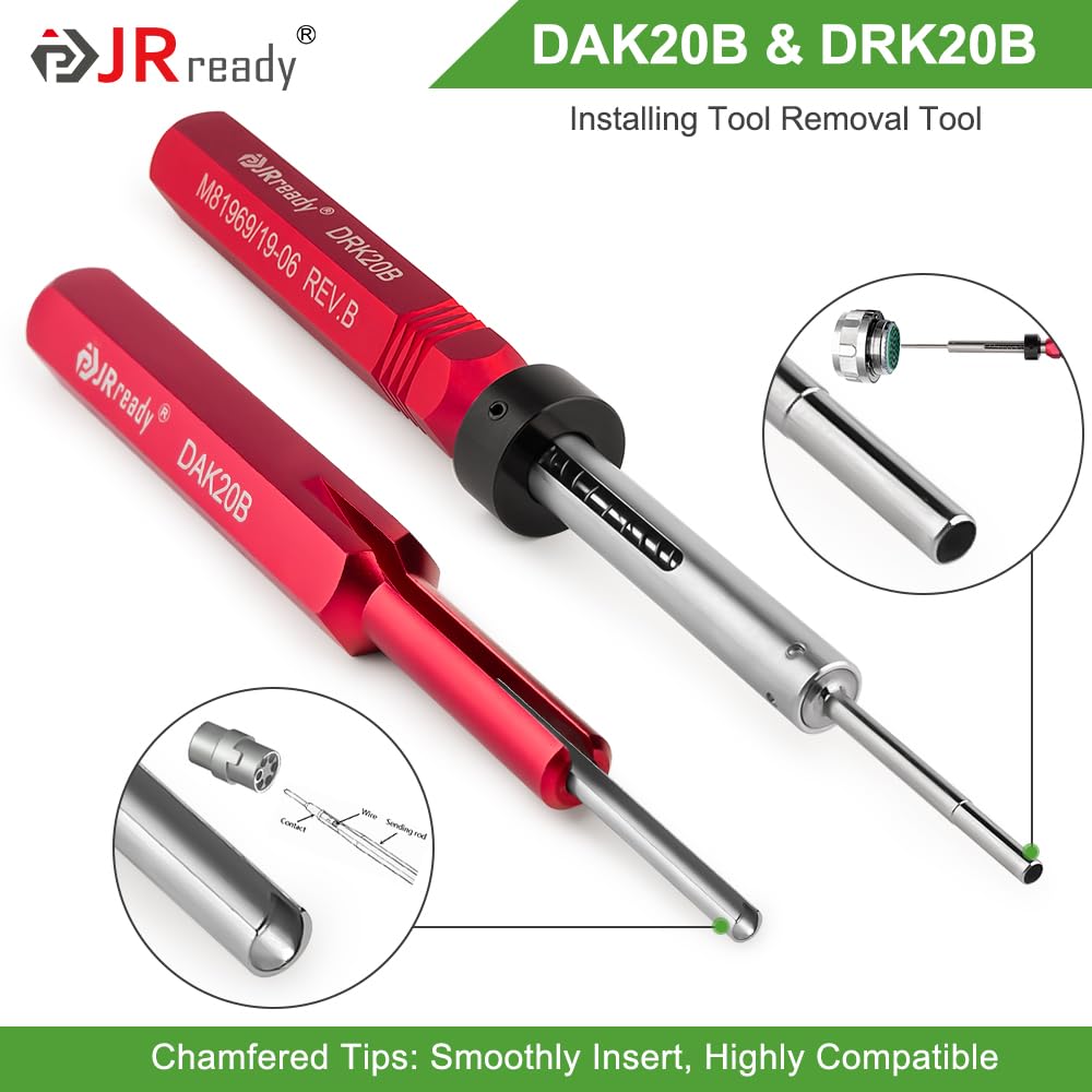 JRready ST1060 Tool Kit,YJQ-W1A Crimper/AFM8 Crimping Tool M22520/2-01&Ideal 45-416 Wrie Stripper&11 AFM8 Positioners&G125 Gauge&DAK20 DRK20B Installing Removal Tool
