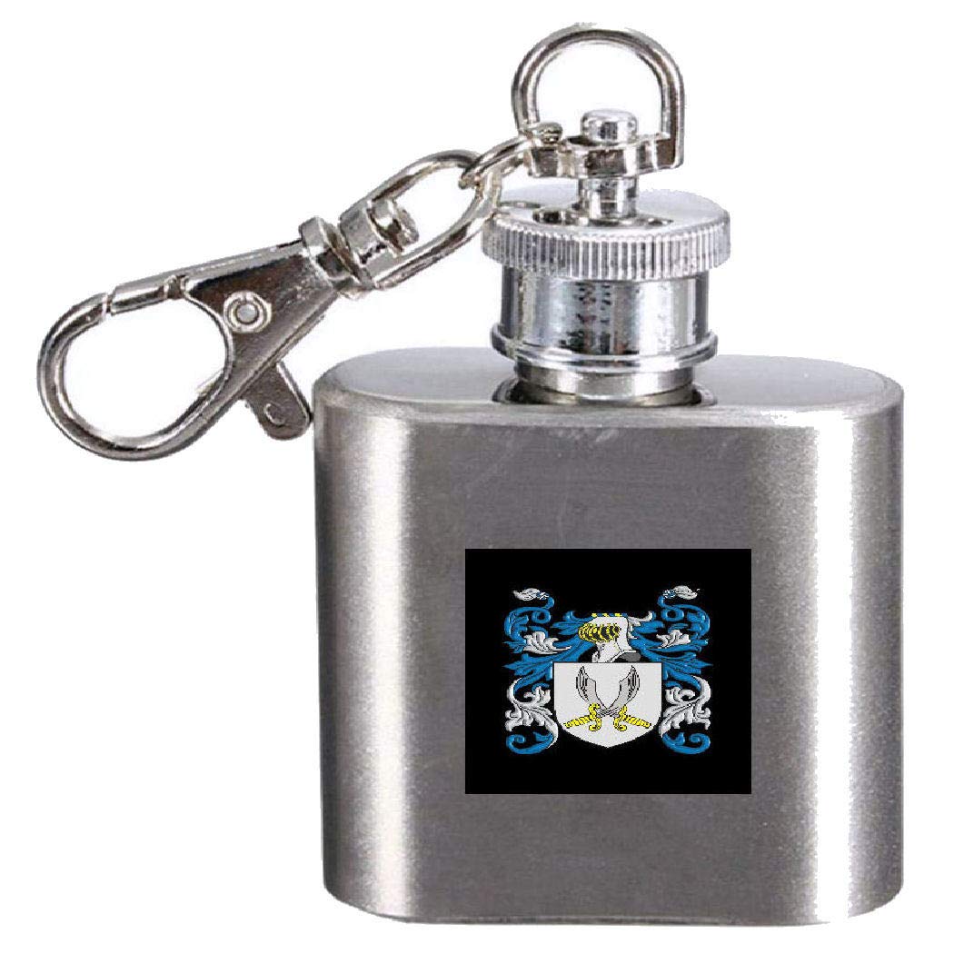 Flasque avec blason Penry 28,3 ml pour préserver vos spiritueux précieux.