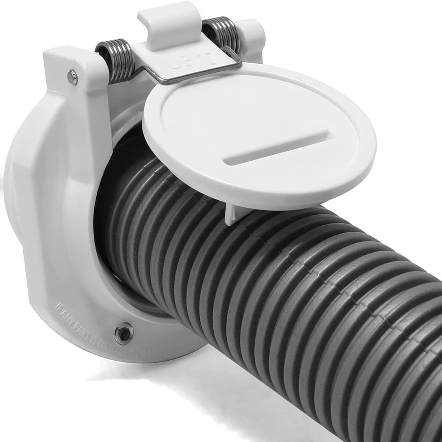 CVILL GW9530 vac Port Fitting, White Free Swivel Pool Vacuum Suction Lock Safety Wall Accessory Replacement for Suction Pool Cleaners. image 3