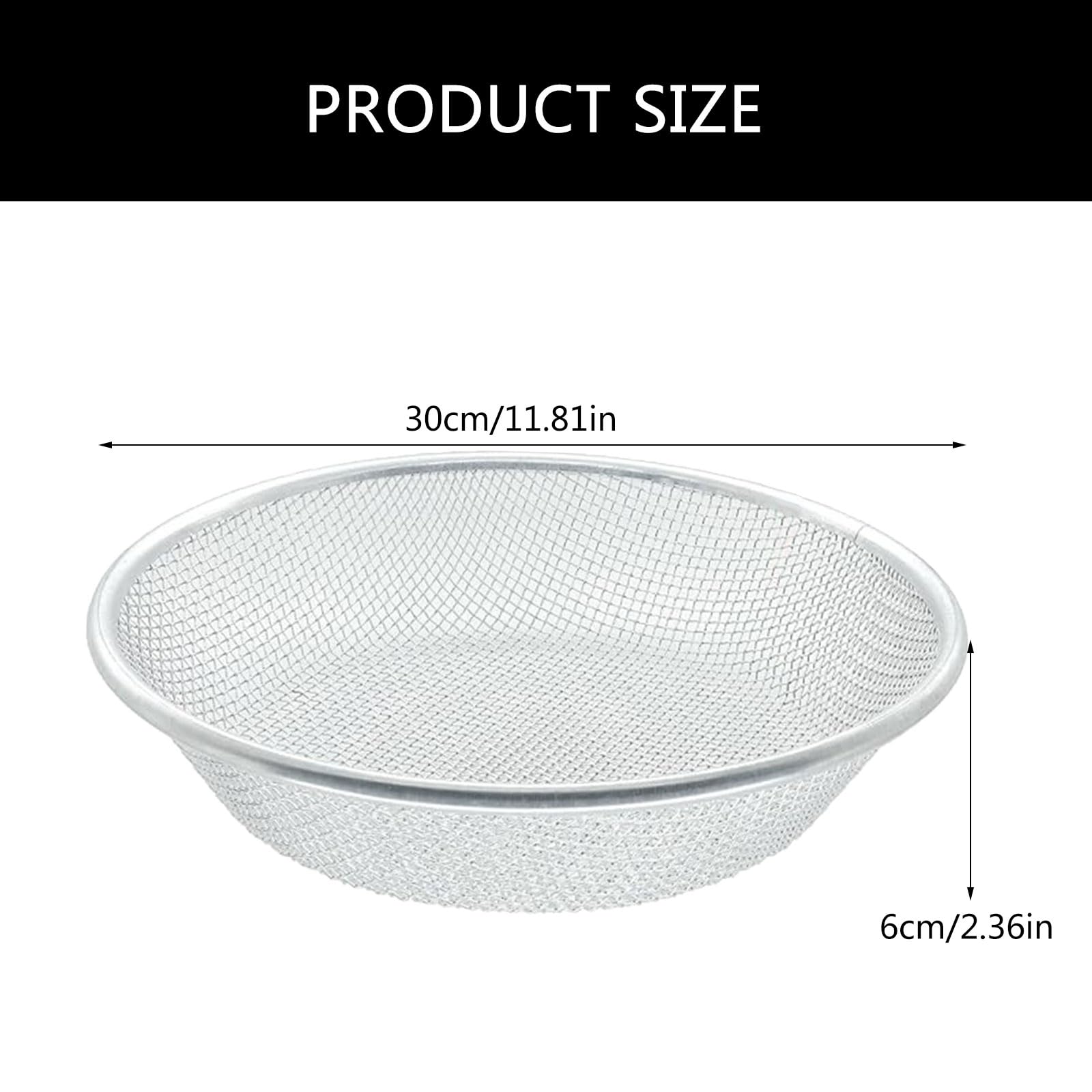 Gartensieb Für 5-Gallonen Eimer - Verzinktes Sieb Mit 3 Siebgrößen