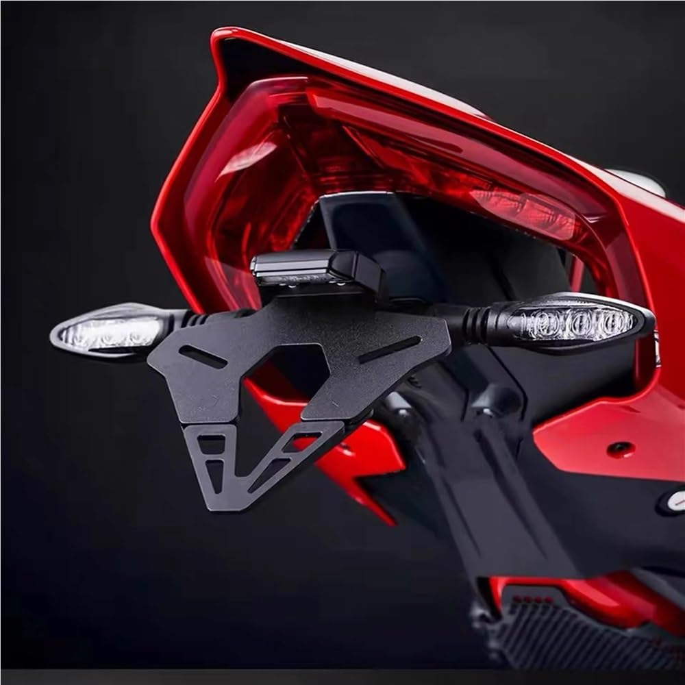 Portatarga Accessori moto Tail Tidy Staffa di registrazione del supporto targa per DUCAITI V4.S/V2.S 2025-2026