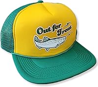 Vista 29 de ThatsRad Out for Trout Corduroy Snapback Sombrero Gorra Pesca con Mosca Pescador