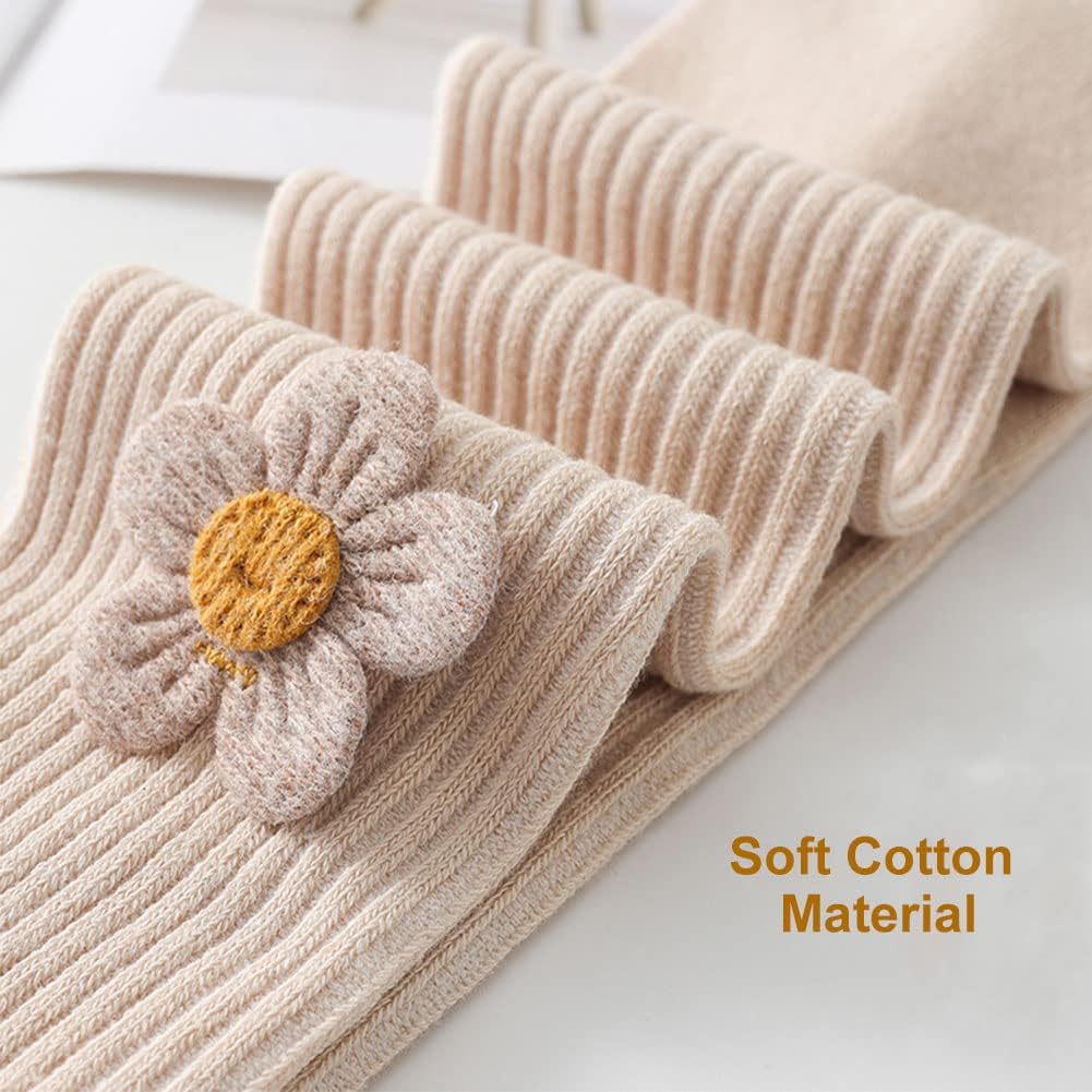 Baby Toddler Girl's Tights Cable Knit Mesh Leggings Little Girl Seamless Stockings Bows Cotton Pantyhose - Image 4