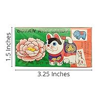 Vista 3 de Botan Rice Candy (paquete de 20) con 2 calcomanías de Gosutoys
