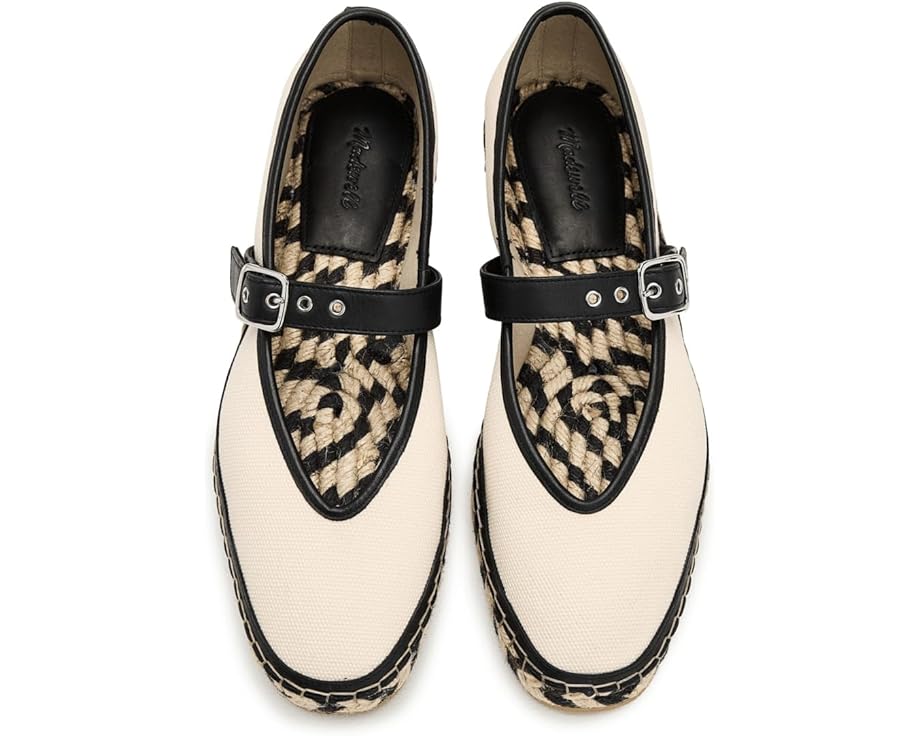 Madewell Remy Mary Jane - Canvas Espadrille - Top View