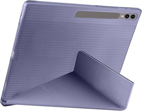 Tri Folding Pen Split Stand Case (Purple) compatible with Galaxy Tab S11 Ultra SM-X930 Case