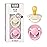 BIBS De Lux Baby Pacifier 2-Pack | Made in Denmark | BPA Free Dummy Soother, Round Nipple. Natural Rubber Latex, Size 1 (0-6 Months), Ivory/Baby Pink