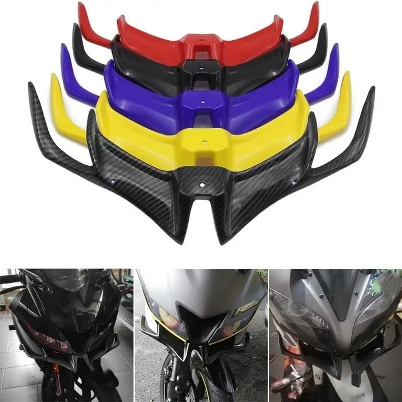 Aileron de carénage avant pour customisation moto et spoiler fixe en ABS - 3