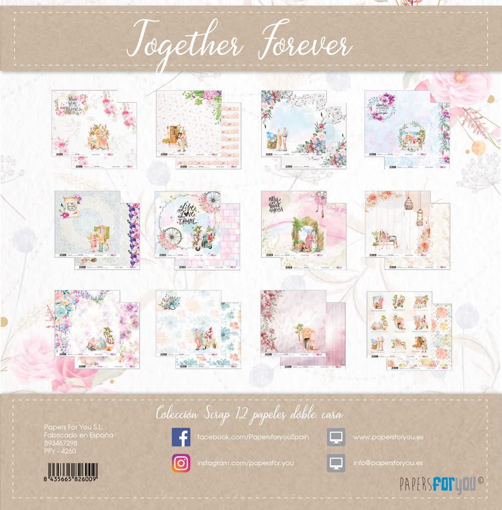 Papers For You Collection (8 Papiers 2 Découpes) Scrap Double Face