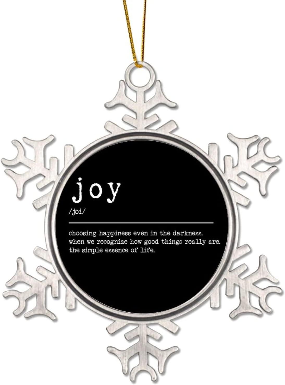 Inspirational Quotes Hanging Christmas Ornaments Joy