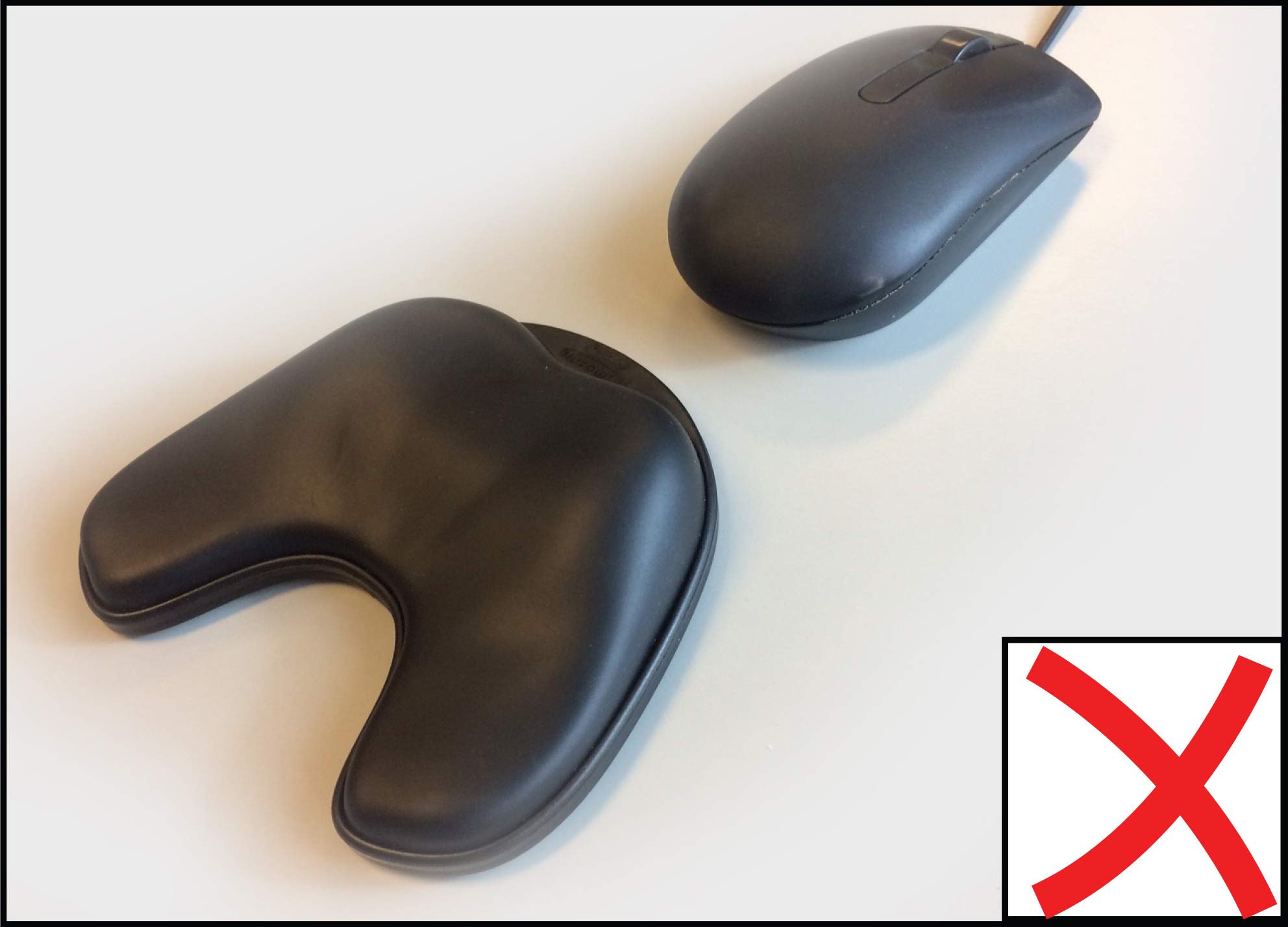 Unilux 400110158 obracająca się podkładka pod nadgarstek, z funkcją pamięci, ergonomiczna mata, do komfortowej pracy przy komputerze, kolor czarny