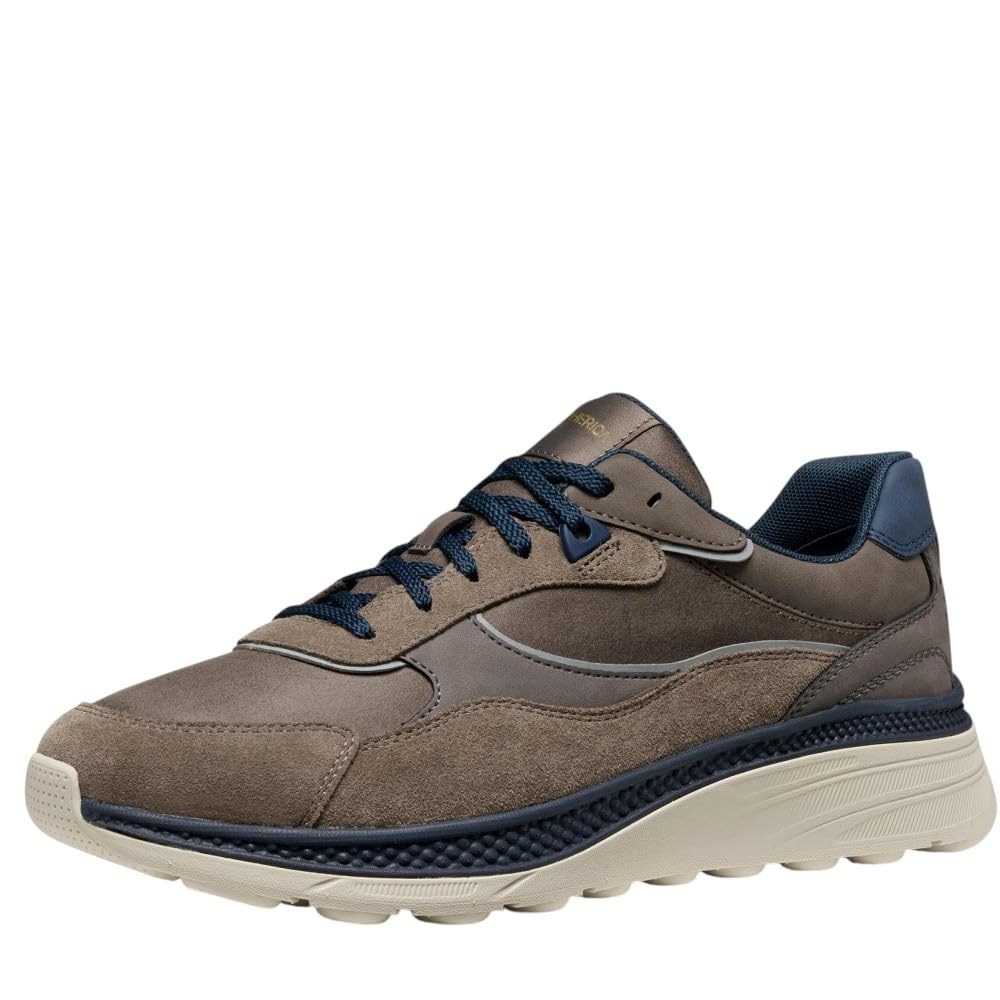 Geox Men's U SPHERICA ACTIF X1 Trainers, Grey, 46 EU, Gray, 11 UK