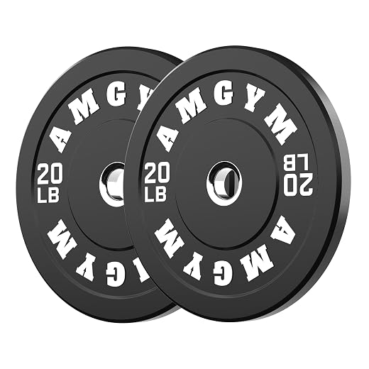 1. AMGYM 10lb Bumper Plates