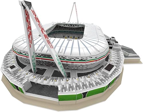 Miniatura 3 de BANDAI 14078 EF-14078 Club Nacional de Fútbol Juventus FC Puzzle Stadium 3D, multicolor