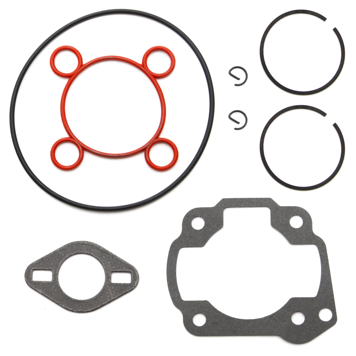 Cilindro de repuesto de 50 ccm de 2 tiempos Minarelli Motor LC (refrigerado por agua) compatible con Area 51 98-02 ZD4MY, Rally 50 LC 97-98 ZD4MDB, SR 50 LC 97-99 [Minarelli] ZD4MZ, Gulliver 50 LC
