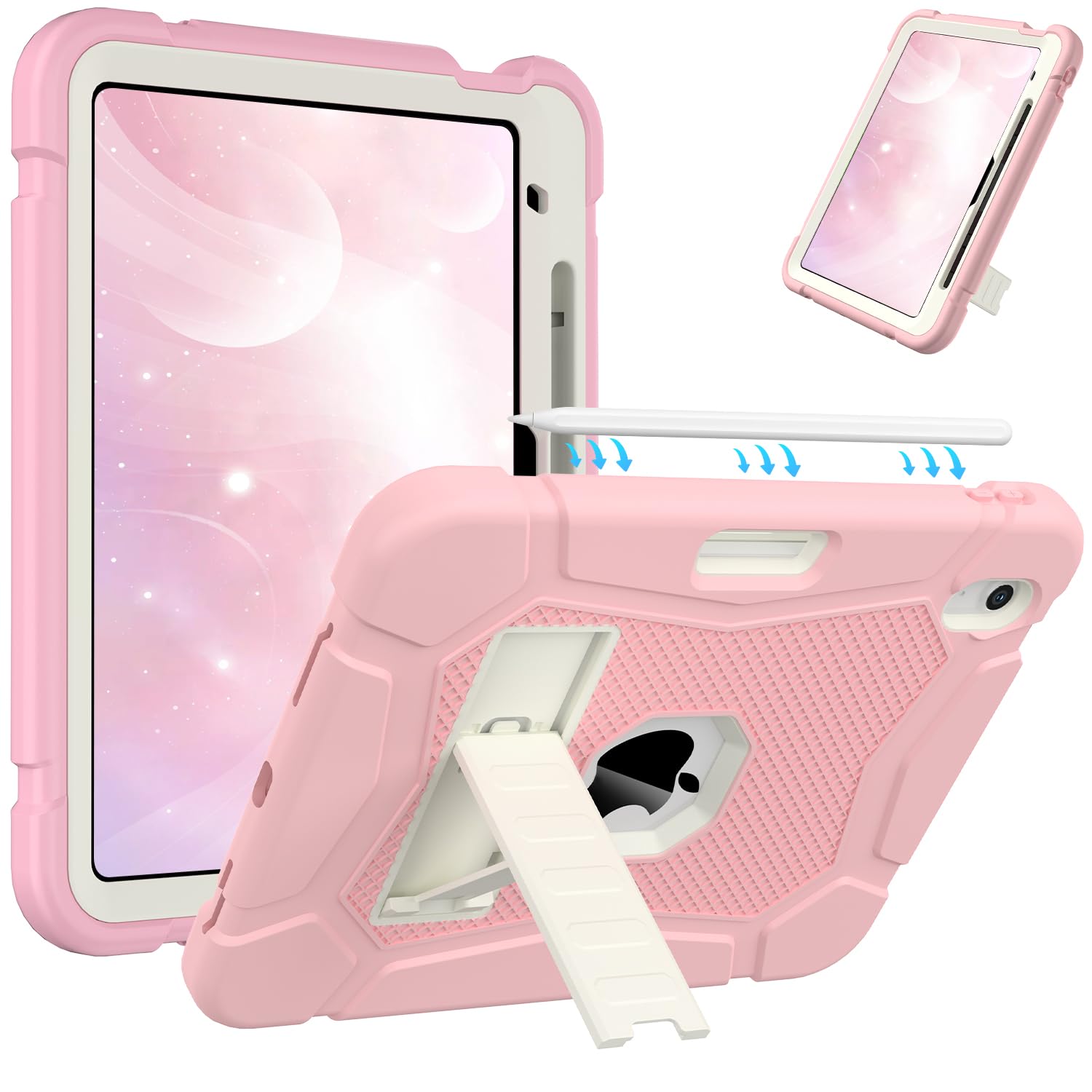 AVAWO Case for New iPad (A16) 11th Generation 11 Inch 2025, iPad 10th Generation 10.9" 2022, Heavy Duty Military Grade Shockproof Rugged Protective