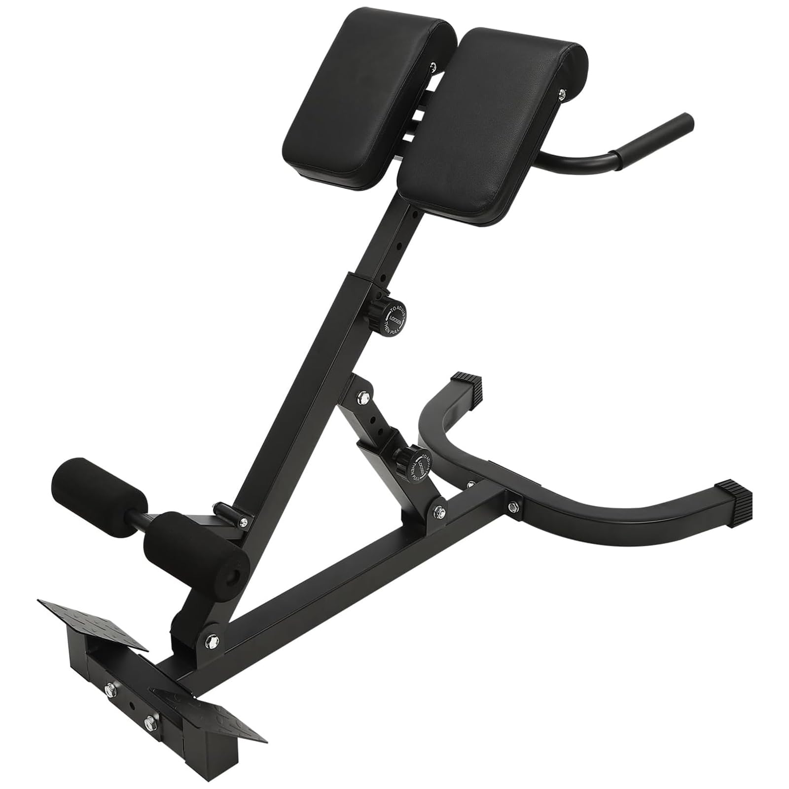Silla Romana, MáQuina De ExtensióN De Espalda, Banco Plegable Para Abdominales, Banco De ExtensióN De Espalda, Silla Romana Ajustable En 8 Posiciones, HiperextensióN