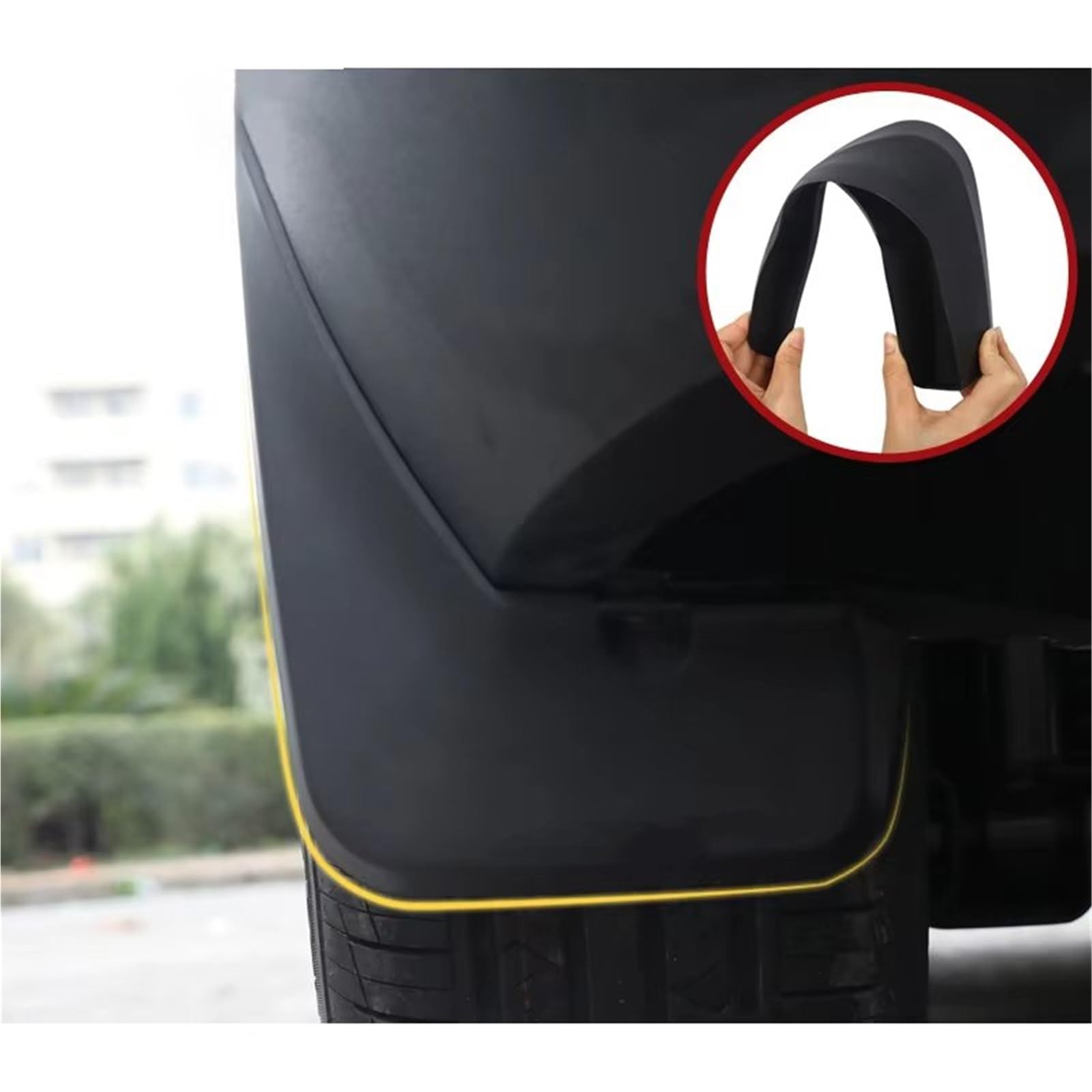 Defensa Protectores para Changan CS35PLUS 2019 2020 2021 2022 2023 Guardabarros Coche Accesorios Plástico Guardabarros Exteriores