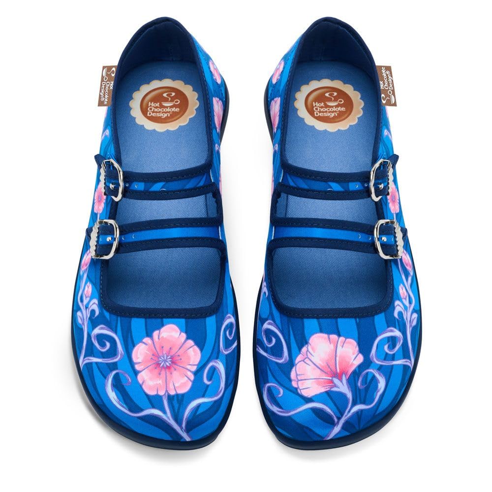 Hot Chocolate Design Chocolaticas Funky Canvas Women's Mary Jane Flat Shoes — view 71
