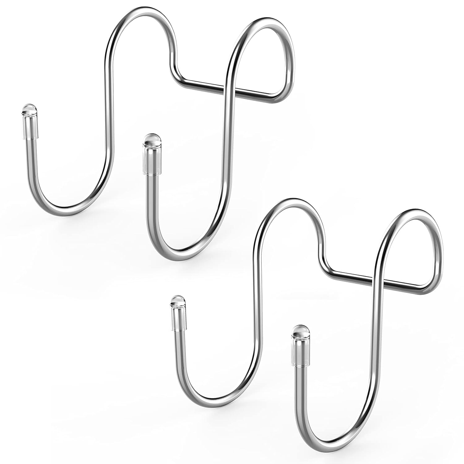 Beesini 2 Pack Shower Door Small Hooks, Towel Hooks, Shower