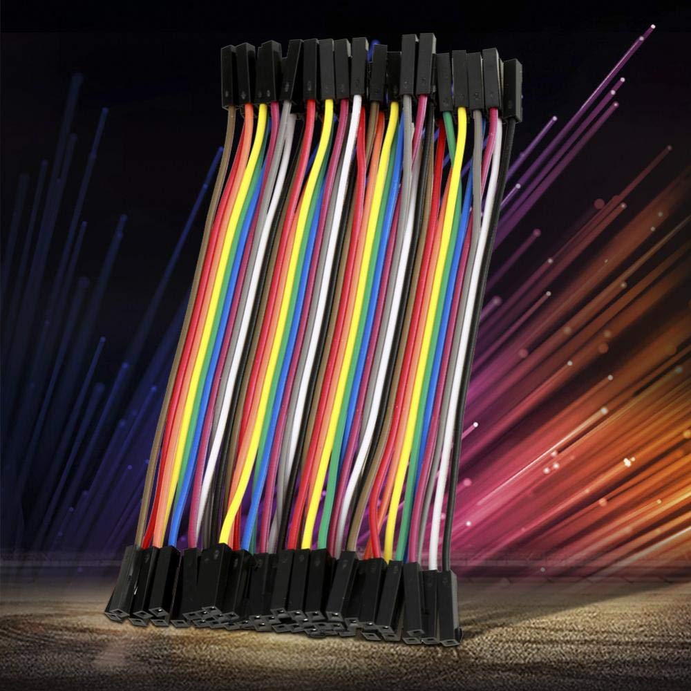 Kit 200 Cavetti Jumper 28AWG 10cm Multicolore per Collegamenti Breadboard e Elettronica