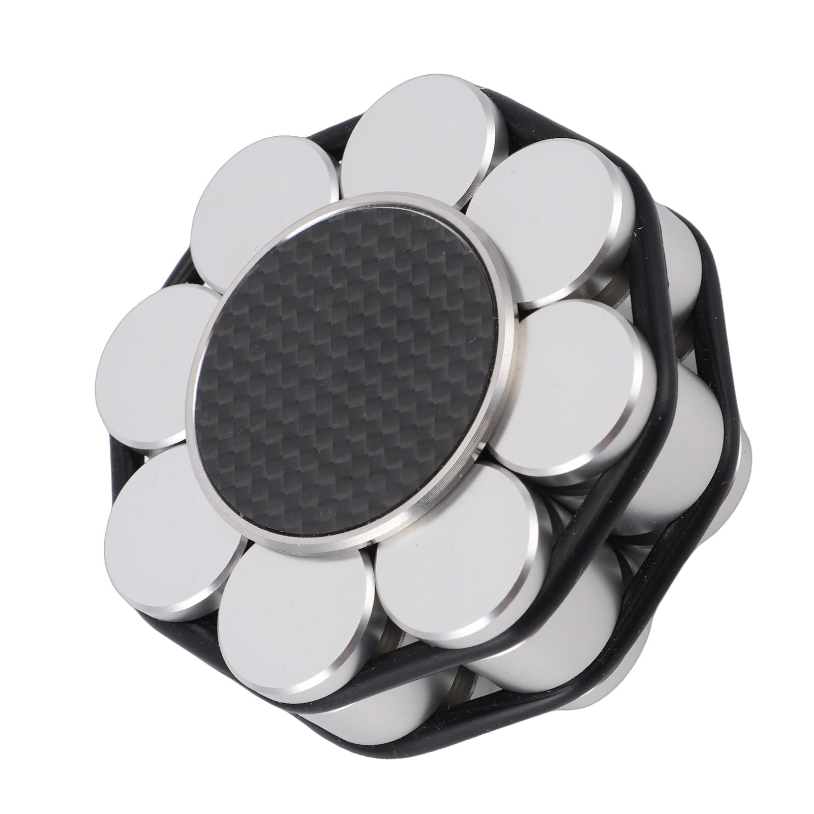 Estabilizador Universal de Peso para Discos de aleación de Aluminio, Abrazadera para Tocadiscos de Vinilo HiFi, estabilizador de Disco para giradiscos Que Reduce Las Vibraciones,