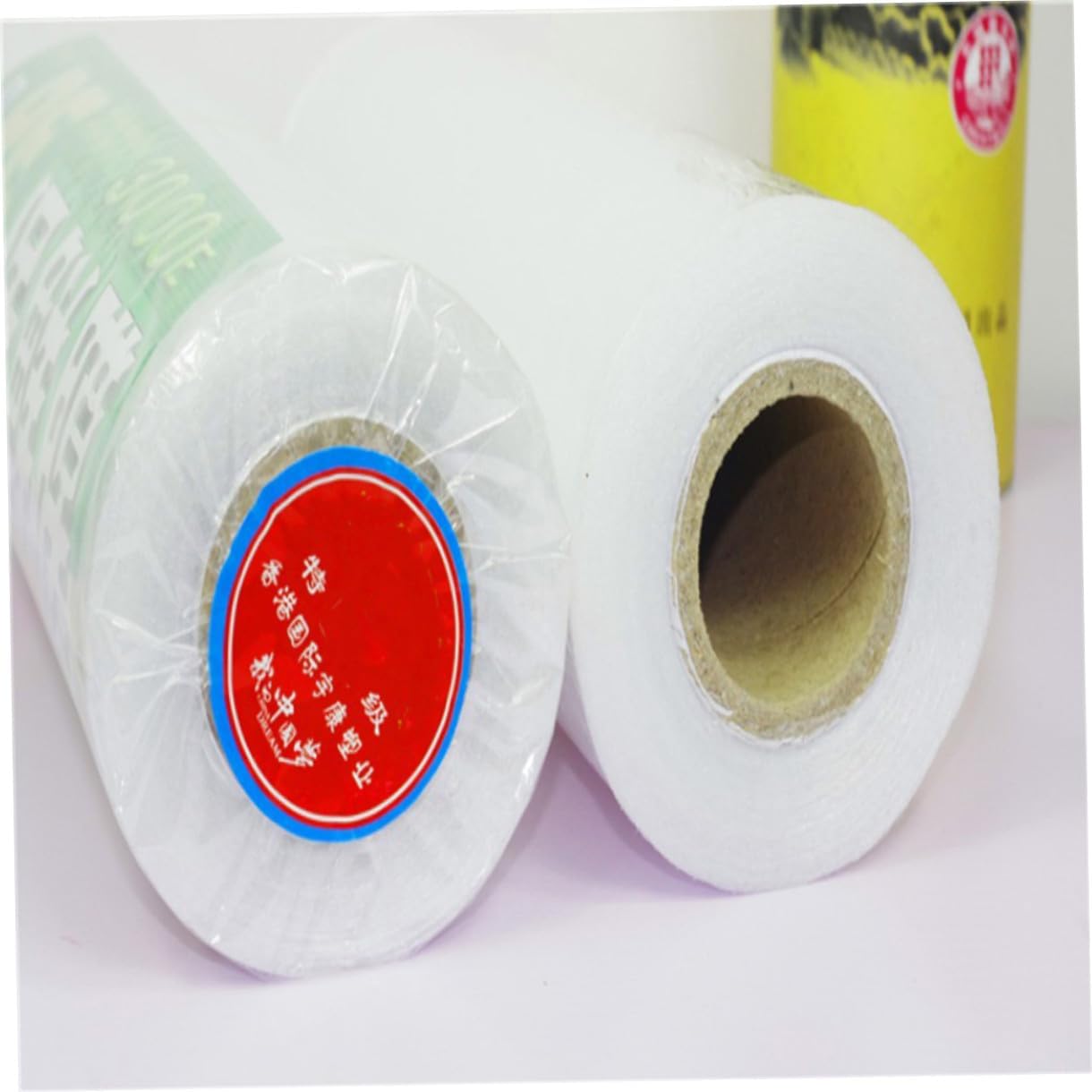 Vaguelly Household Disposable Food Plastic Wrap Roll 30cm X 3000ft Food-grade Pe Packaging Film Cling Film for Fruit Vegetable Storage and Fresh Keeping in Kitchen