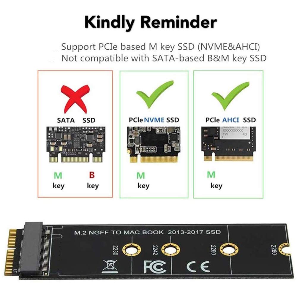 Scheda Adattatore VBESTLIFE Da SSD A M.2 NGFF – Per Test SSD E Recupero Dati, Compatibile Con MZ-JPV5120, MZ-JPU512T, SD6PQ4M - 2