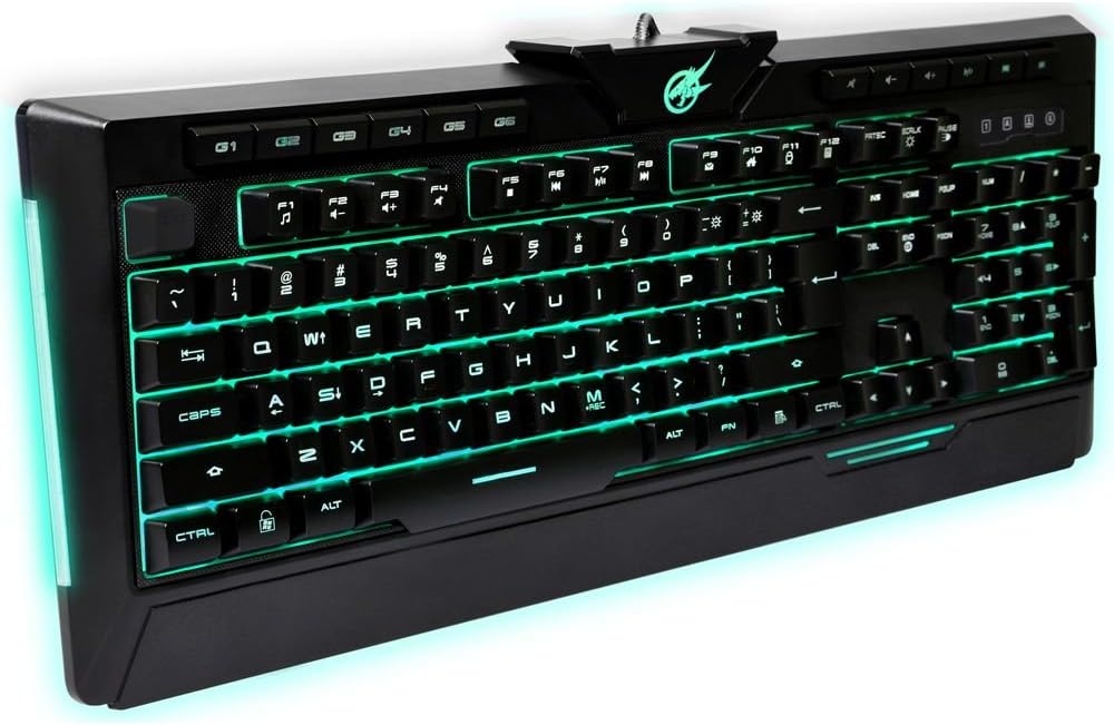 Port Europe 901501 Arokh K-2 USB Gaming Keyboard - Black