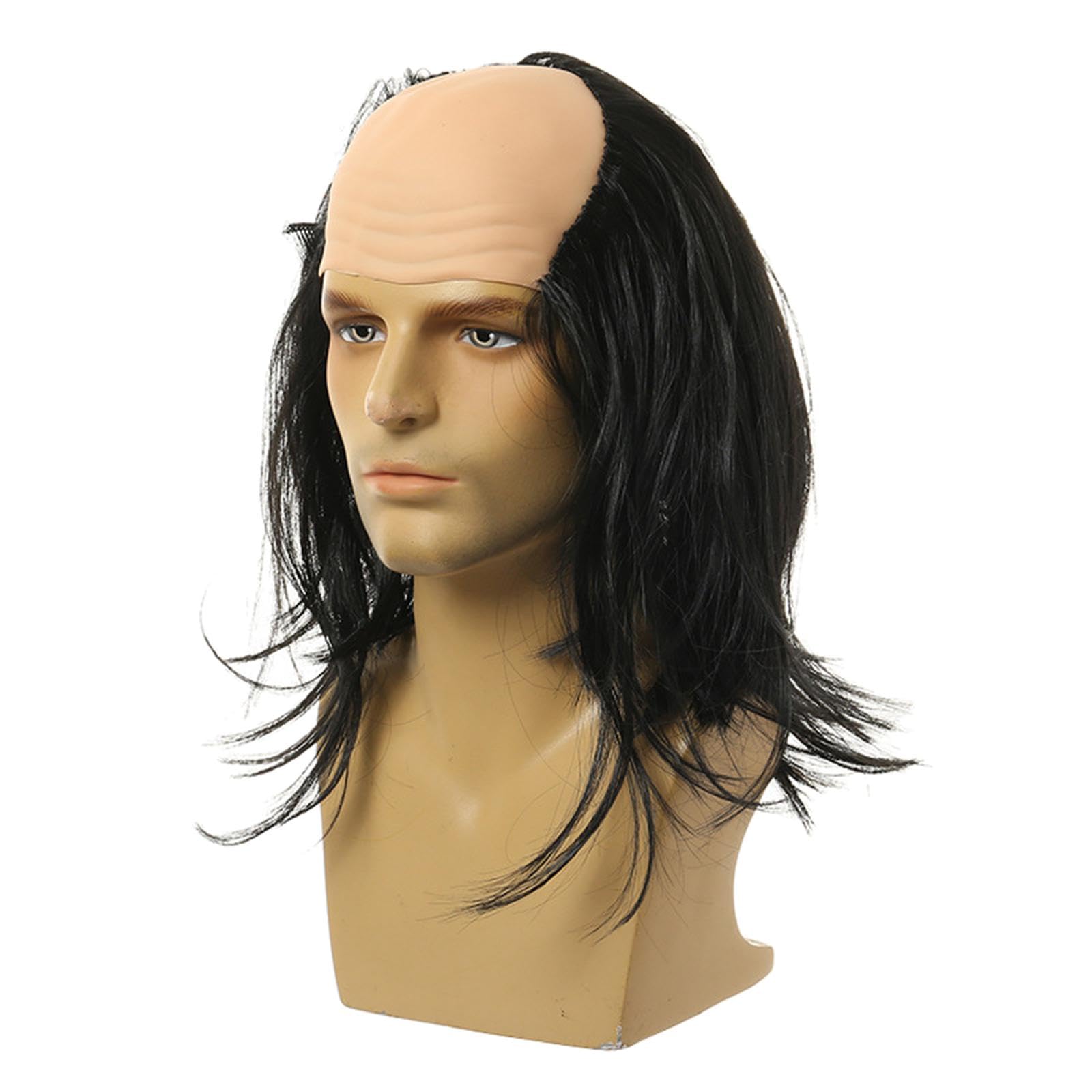 Costume Scienziato Pazzo - Parrucca Grigia, Baffi, Occhiali Per Adulti E Bambini