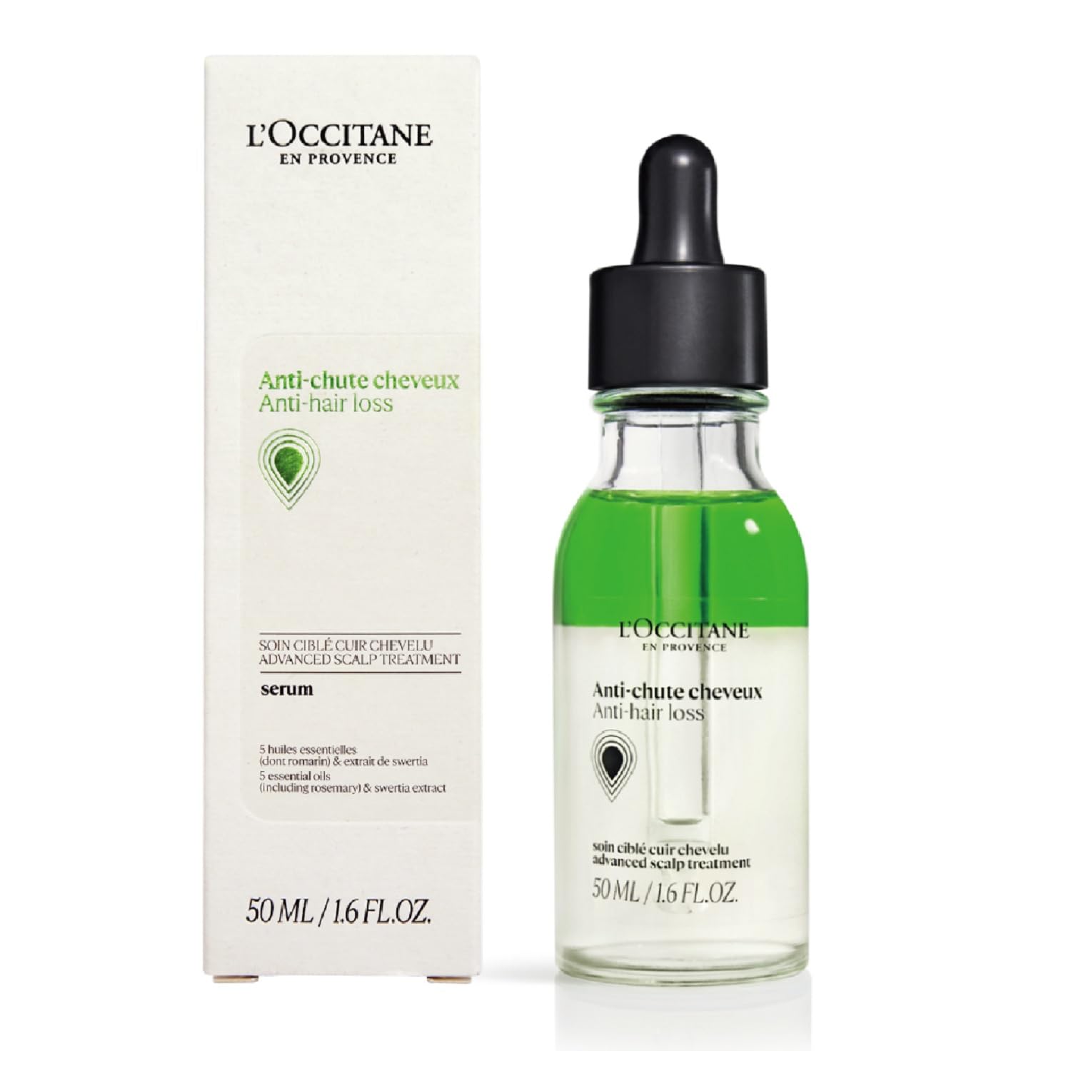 Amazon.co.jp: ロクシタン(L'OCCITANE) 薬用 育毛美容液 アンチヘア