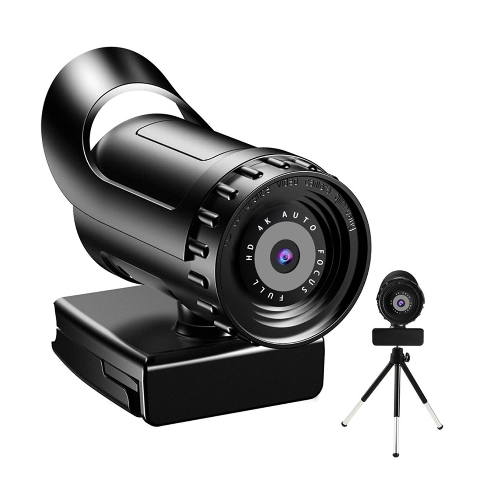 Webcam Full HD 4K 2K 1080P Web Camera con Microfono USB Web Cam for Trasmissione in Diretta PC Computer Video Mini videocamera 4K(4K)