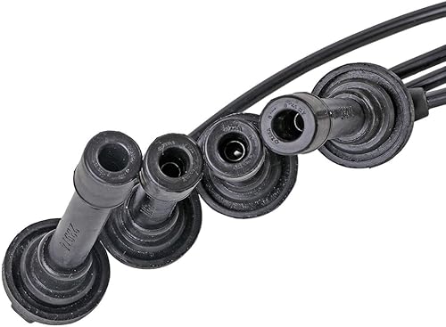 Miniatura 5 de Cables de bujía de encendido de 0.276 in (juego de 4 piezas) para Nissan Altima 1997 1998 1999 2000 2001
