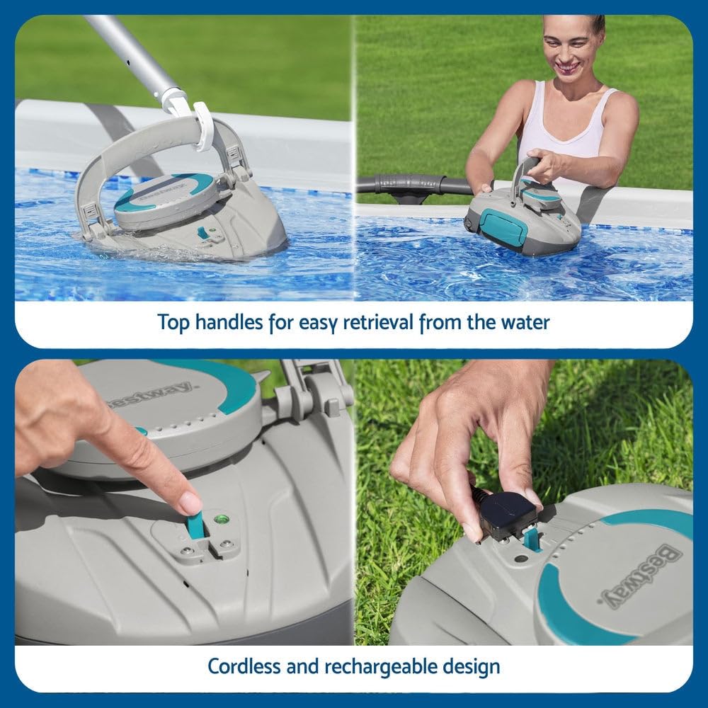 Bestway AquaTronix G100 Robot aspirateur de piscine automatique 27 cm x 24,4 cm x 15,5 cm Gris Vert