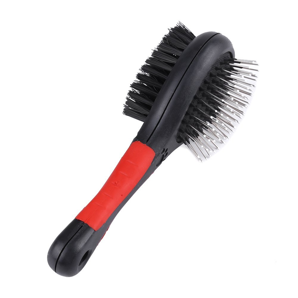 The Pets Company Double Sided Pet Grooming and Massaging Brush, Double Sided Pin & Bristle Brush for Dogs & Cats, Soft Protection, Fur Detangling Salon Grooming Massage Clean for Pets (Medium) (B0CNKQMK46) Amazon Price History, Amazon Price Tracker