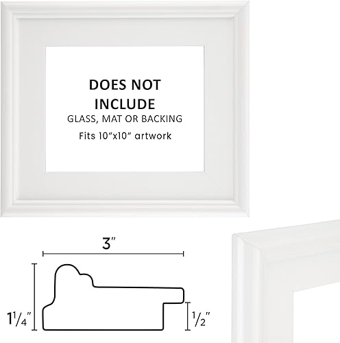 Vista 39 de Creative Mark Plein - Marco de aire individual 8 x 10, dorado, paquete de 10