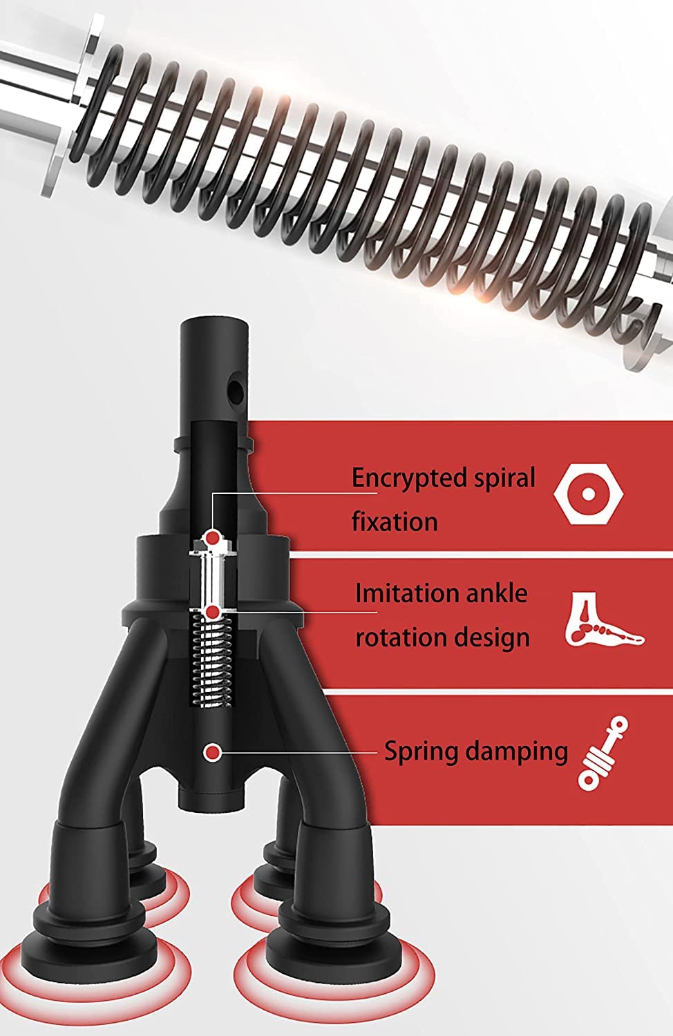 Amazon.com: ZXKYZR8 Carbon Fiber Cane,Four-Corner Crutch