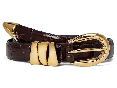 Madewell Triple Keeper Belt: Croco Women