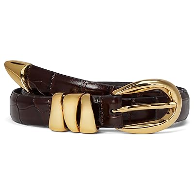 Madewell Triple Keeper Belt: Croco Women