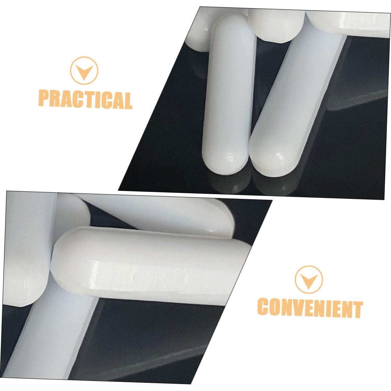 Mobestech 48piezas Barra Agitadora Magnética De Ptfe De Herramienta De Mezcla Para Laboratorio Para Agitar Líquidos Alta Temperatura Investigación Científica