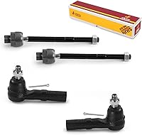 Vista 41 de Metrix Premium Chassis Parts - Kit de 4 piezas de extremos de barra de acoplamiento frontal exterior e interior compatible con Nissan Pathfinder