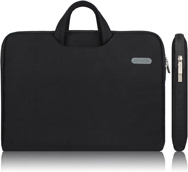 Arvok 11-11.6 Inch Laptop Sleeve Water-resistant Canvas Fabric Bag Case with Handle Zipper Pocket/Notebook Computer Case/Ultrabook Tablet Briefcase Carrying Bag for Acer/Asus/Dell/Lenovo/Samsung/Sony