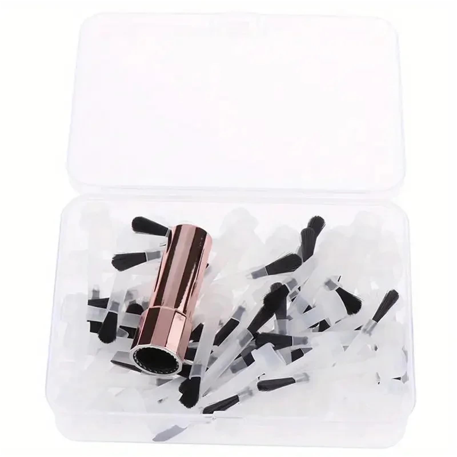 Pennelli unghie 66 pezzi/25 pezzi di pennelli for smalto for unghie, testine di ricambio, applicatori, strumenti for manicure per il Fai Da Te(66pcs set)