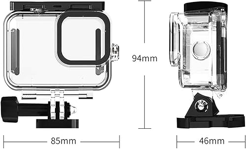 Miniatura 6 de AFAITH Funda impermeable para GoPro Hero 910 Negro, Subacuático buceo fotografía cubierta protectora Shell para GoPro Hero 910 negro